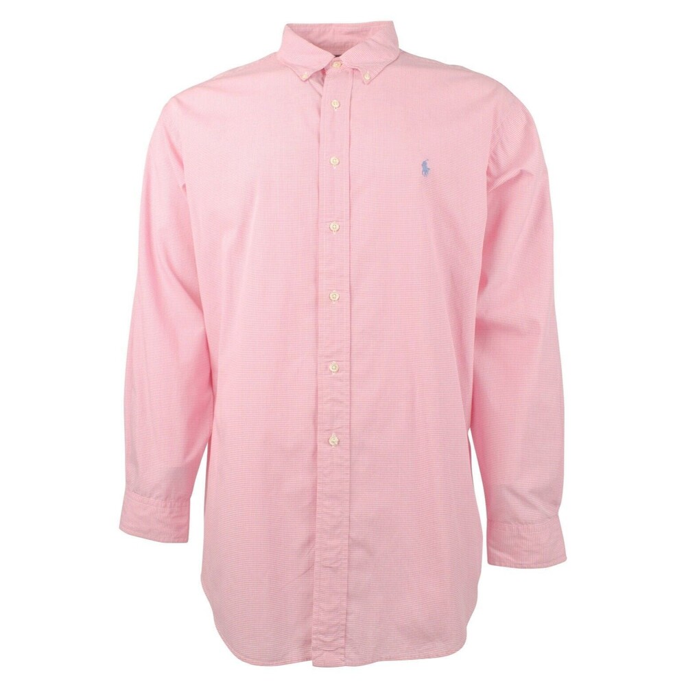 Ralph Lauren Men'sYarmouth Cotton Long Sleeve Shirt -17-34-35